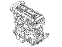 Двигатель в сборе для Geely CK Двигатель