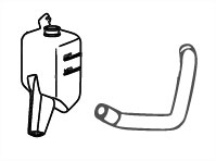 Патрубки и бачок системы охлаждения для Geely Emgrand EC7 Системы двигателя
