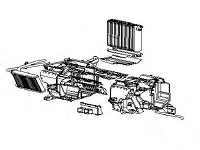 Испаритель кондиционера для BYD F3 Печка, кондиционер, Airbag