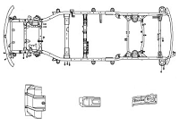 Рама автомобиля - вариант2 для Great Wall Hover Шасси