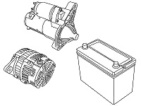 Генератор, стартер, АКБ для Chery QQ Двигатель SQR472 (1.1 DOHC)