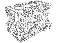 Блок двигателя для Chery Kimo Двигатель