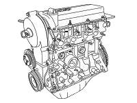 Двигатель в сборе для Chery QQ Двигатель SQR472 (1.1 DOHC)