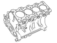 Блок цилиндров - механика для Chery Tiggo Двигатель 4G64 (2.4 Mitsubishi)