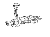 Кривошипно-шатунный механизм для Chery Kimo Двигатель